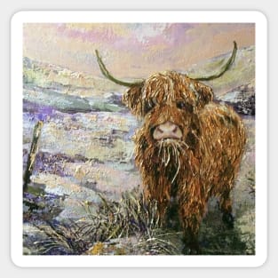 Highland Cow Sticker